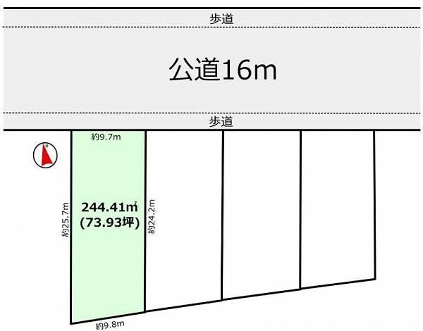 244 m² land in Tsukuba, Ibaraki - Photo 1