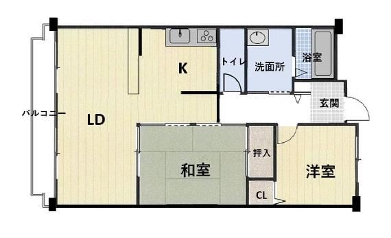 2LDK apartment in Wakayama, Wakayama - Photo 1