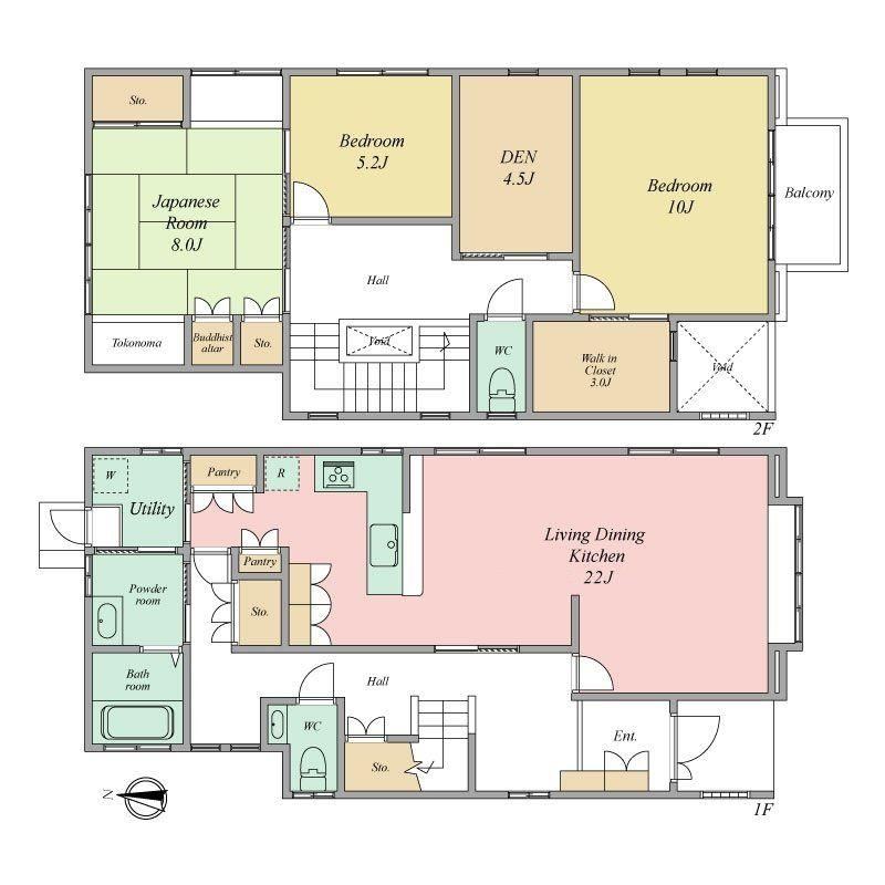 3LDK+S house in Asahi Ward, Osaka - Photo 1