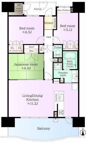 3LDK apartment in Tateyama