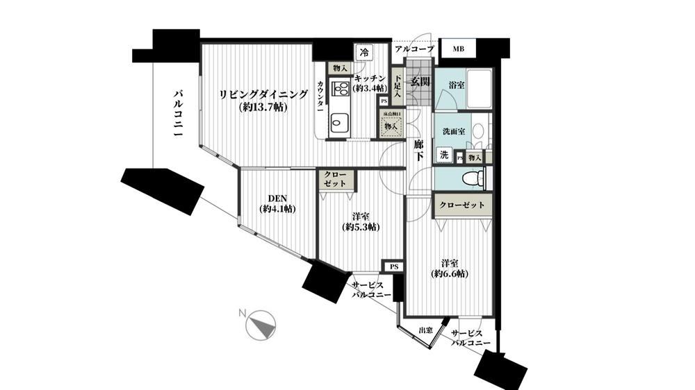 3LDK apartment in Chuo Ward, Tokyo - Photo 1