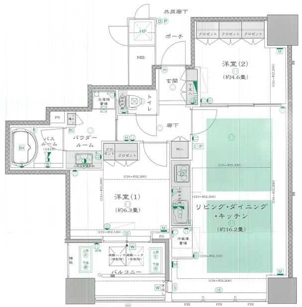 2LDK apartment in Kita Ward, Osaka - Photo 1