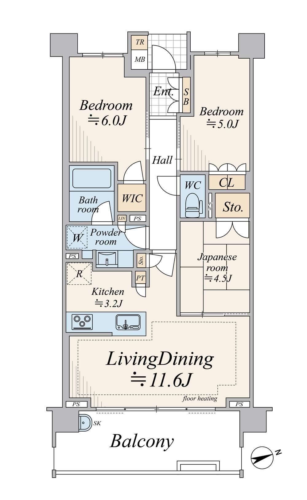 3LDK apartment in Komae, Tokyo - Photo 1