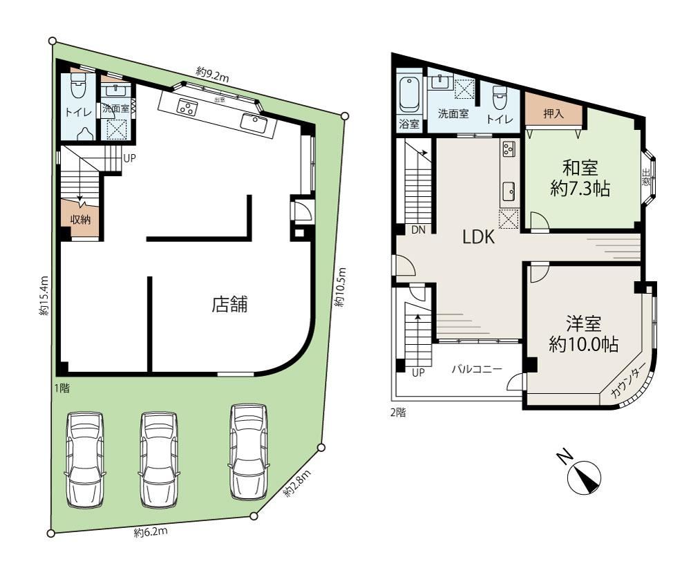 2LDK house in Tempaku Ward, Nagoya, Aichi - Photo 1