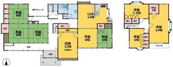 9LDK+S house in Minami Ward