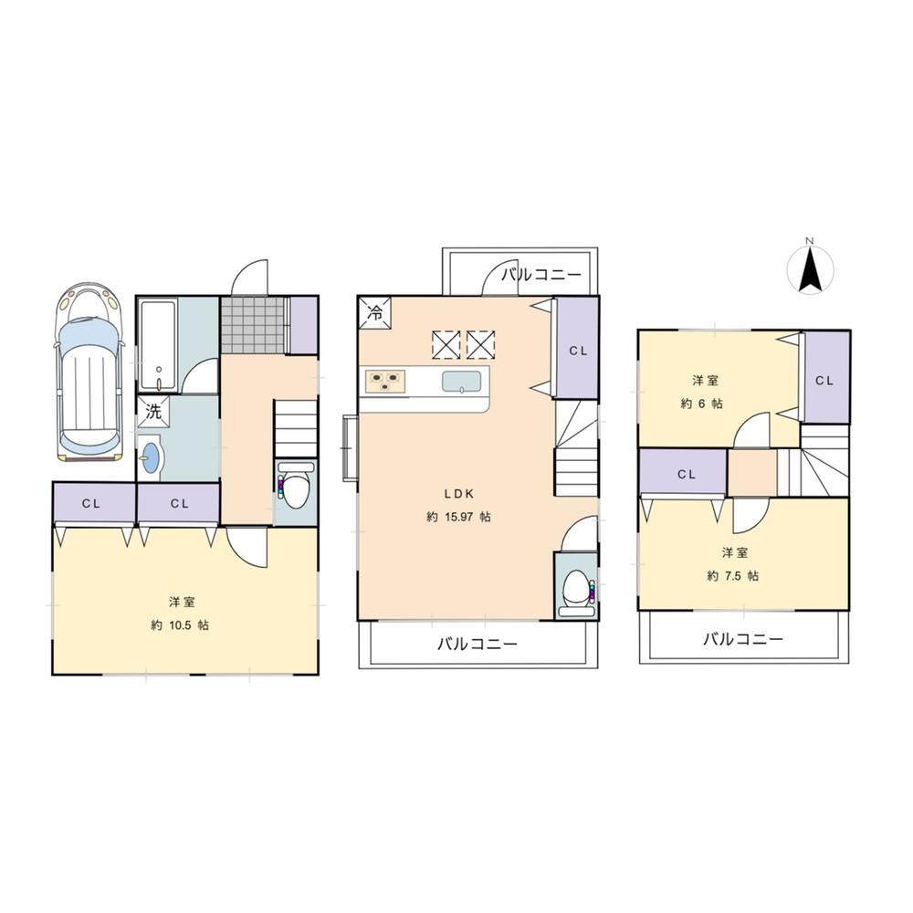 3LDK house in Edogawa Ward, Tokyo - Photo 1