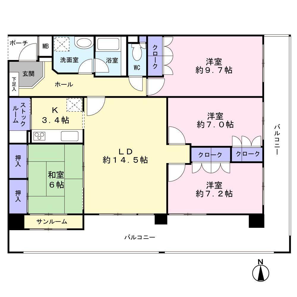 4LDK apartment in Fukui, Fukui - Photo 1