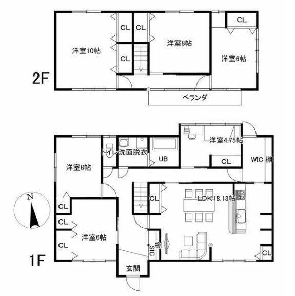 6DK+S house in Nakano, Nagano - Photo 1