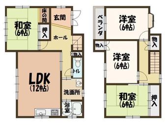 4LDK house in Oji, Kitakatsuragi District
