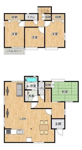 4LDK house in Ube, Yamaguchi - Photo 1
