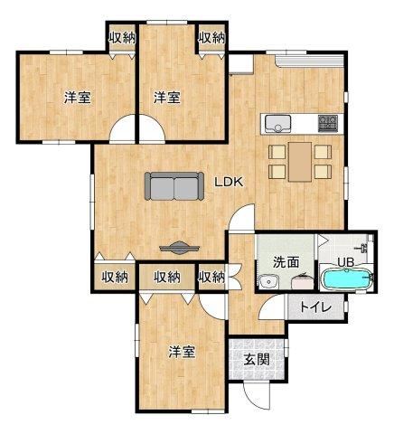 3LDK house in Ube, Yamaguchi - Photo 1