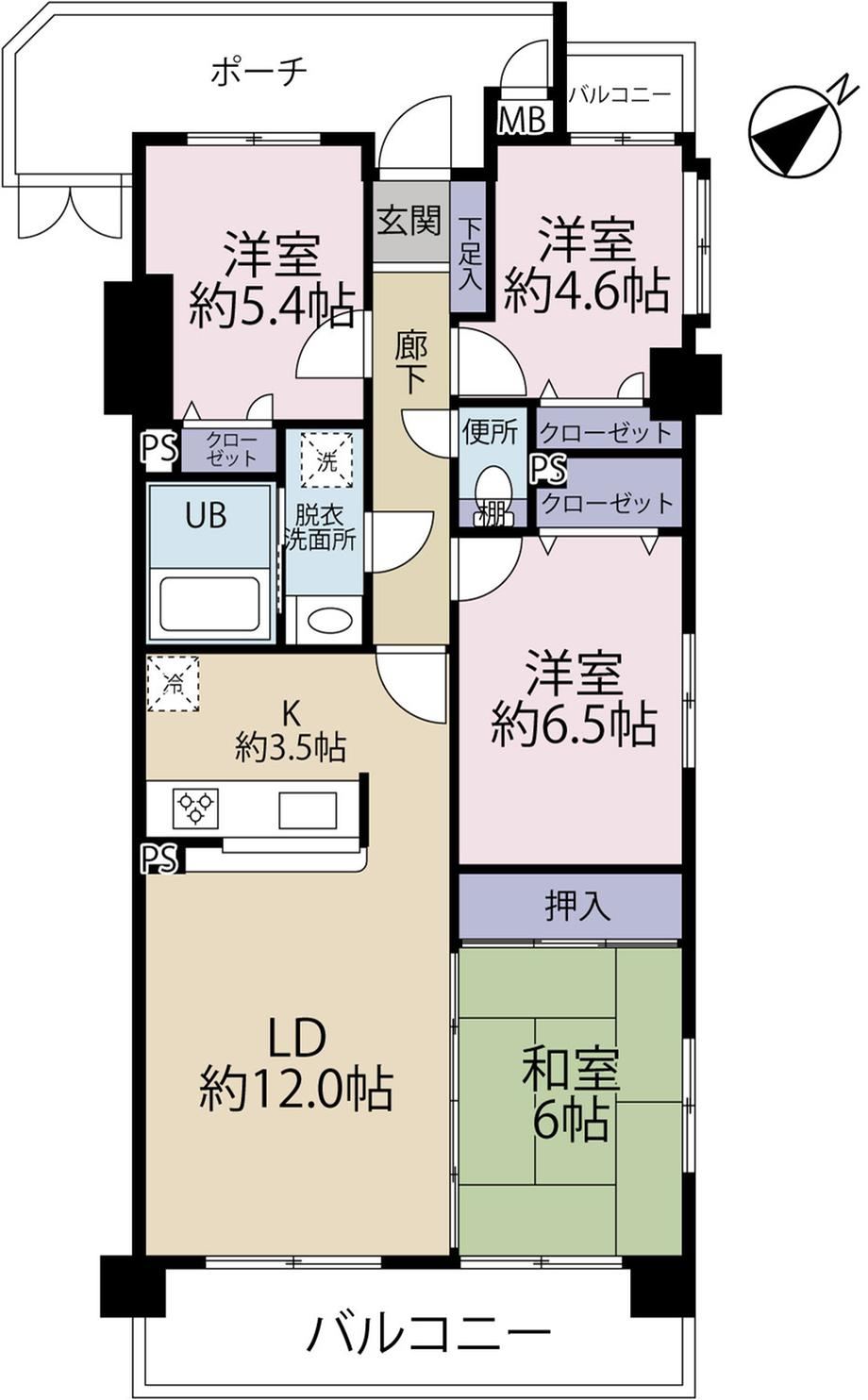 4LDK apartment in Kasuga, Fukuoka - Photo 1