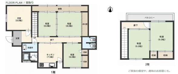 6DK house in Kuki, Saitama - Photo 1