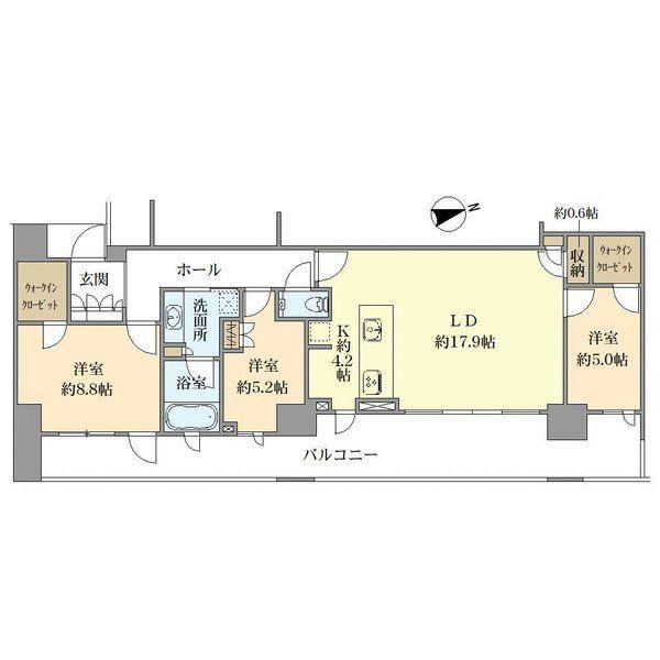 3LDK apartment in Minato Ward, Tokyo - Photo 1