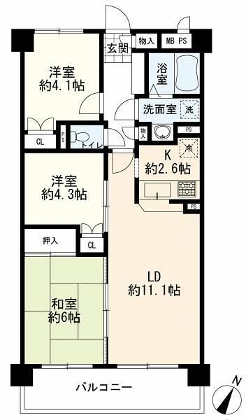 3LDK apartment in Miyamae Ward, Kawasaki, Kanagawa - Photo 1