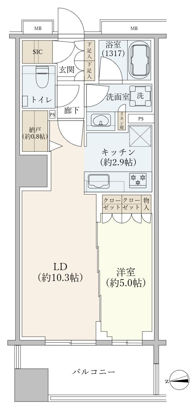 1LDK apartment in Shinjuku Ward, Tokyo - Photo 1