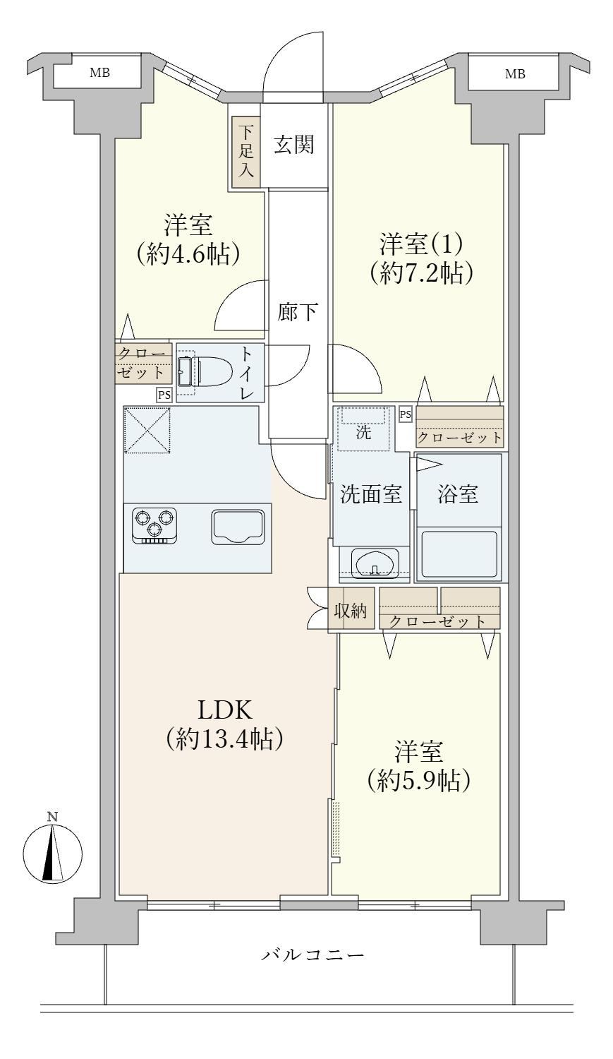 3LDK apartment in Adachi Ward, Tokyo - Photo 1
