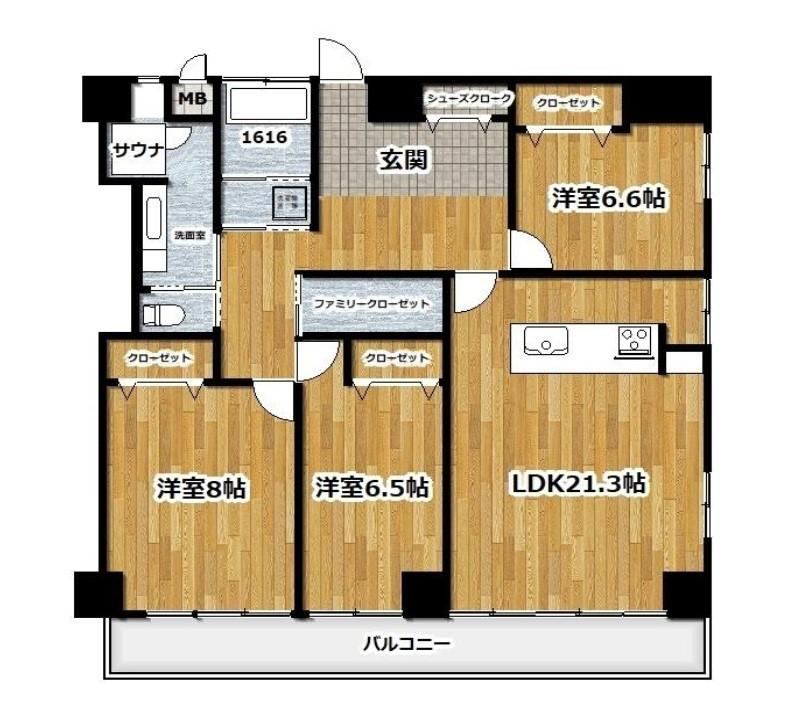 3LDK+S apartment in Nakano Ward, Tokyo - Photo 1