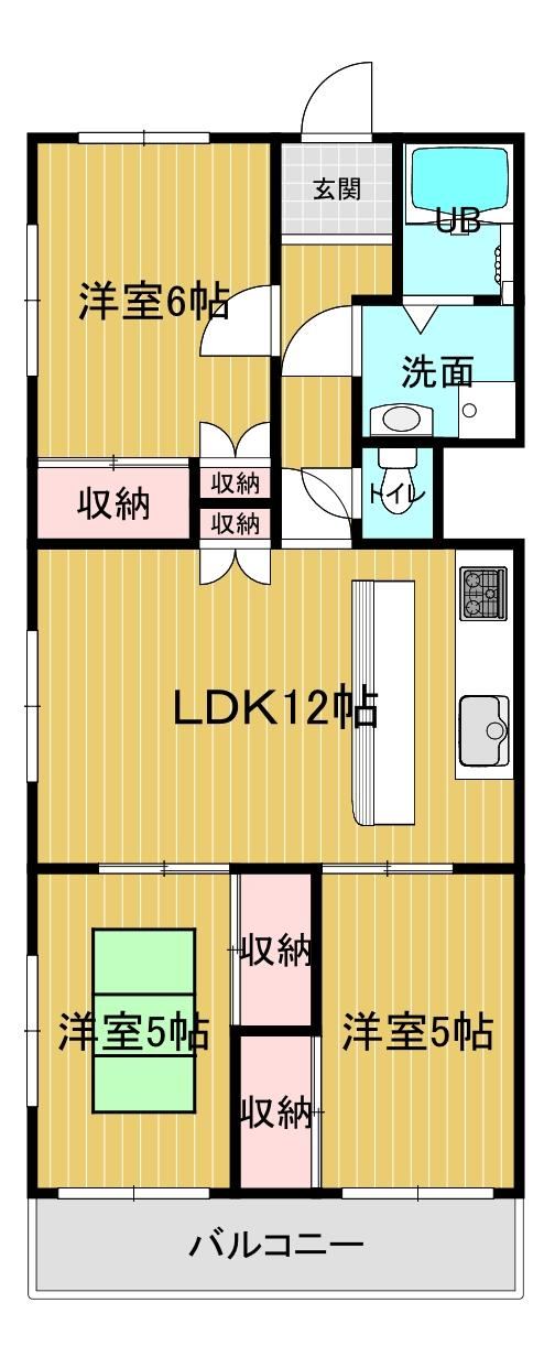 3LDK apartment in Tarumi Ward, Kobe, Hyogo - Photo 1