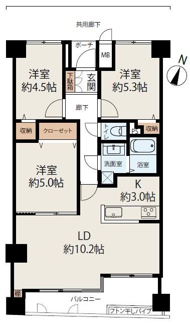 3LDK apartment in Ashiya, Hyogo - Photo 1