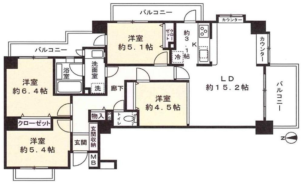 4LDK apartment in Aoba Ward, Yokohama, Kanagawa - Photo 1