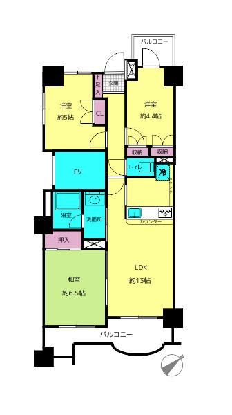 3LDK apartment in Miyagino Ward, Sendai, Miyagi - Photo 1