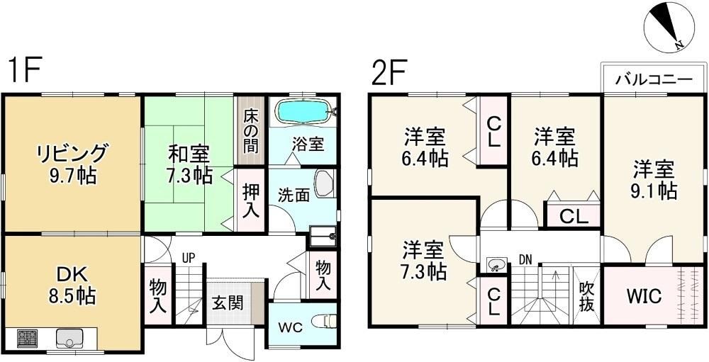 4LDK house in Kawai, Kitakatsuragi District, Nara - Photo 1