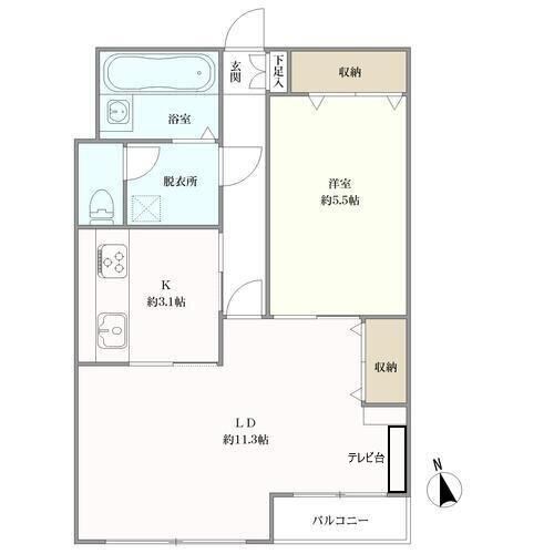1LDK apartment in Setagaya Ward, Tokyo - Photo 1
