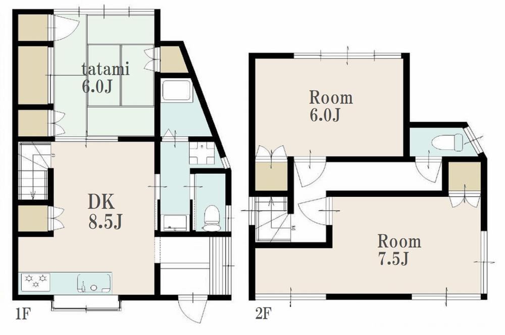 3DK house in Shinagawa Ward, Tokyo - Photo 1
