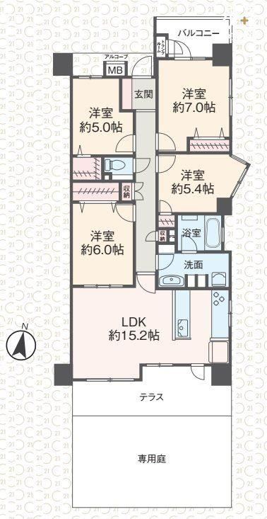 4LDK apartment in Nishitokyo, Tokyo - Photo 1