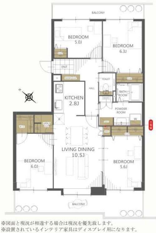 4LDK apartment in Kiyota Ward, Sapporo, Hokkaido - Photo 1