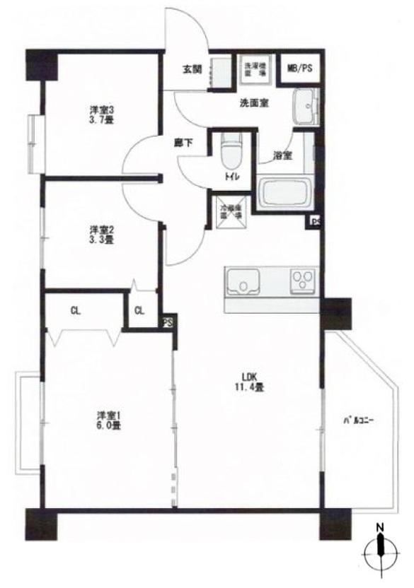 3LDK apartment in Adachi Ward, Tokyo - Photo 1