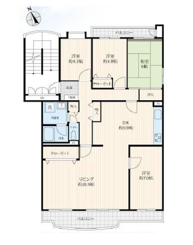 4LDK apartment in Hachioji, Tokyo - Photo 1