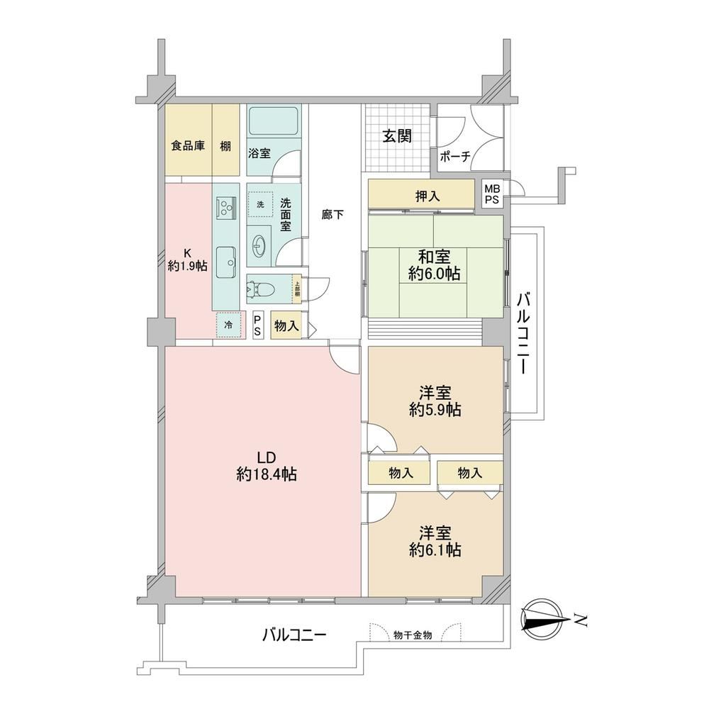3LDK apartment in Ashiya, Hyogo - Photo 1