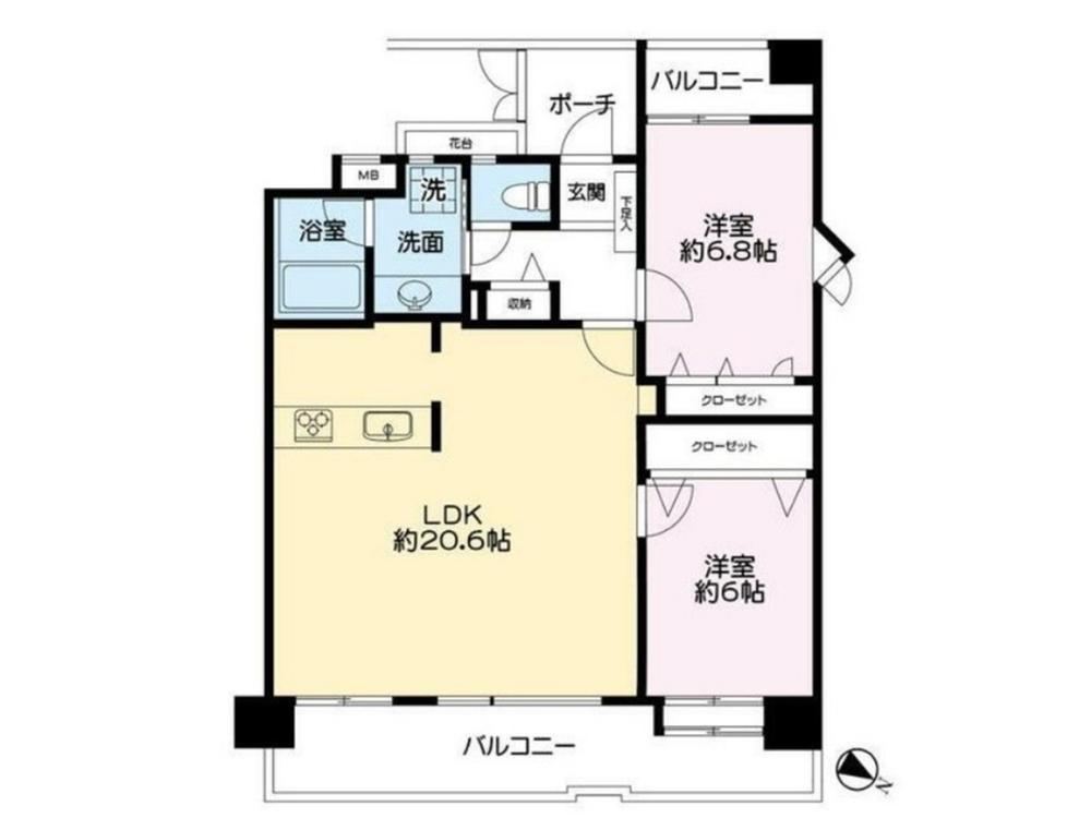 2LDK apartment in Chuo Ward, Fukuoka - Photo 1