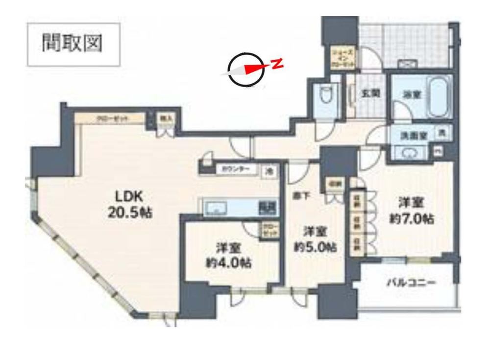3LDK apartment in Chuo Ward, Tokyo - Photo 1