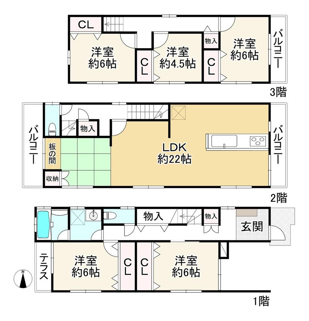 5LDK house in Amagasaki, Hyogo - Photo 1