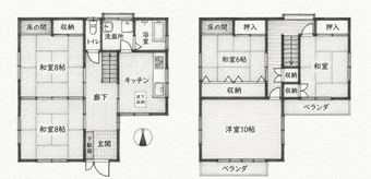 5DK house in Aizuwakamatsu