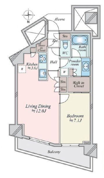1LDK apartment in Nishi Ward, Yokohama, Kanagawa - Photo 1