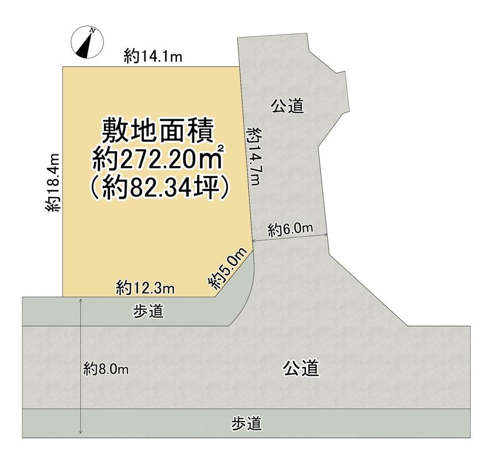 272 m² land in Ogawara, Shibata District, Miyagi - Photo 1