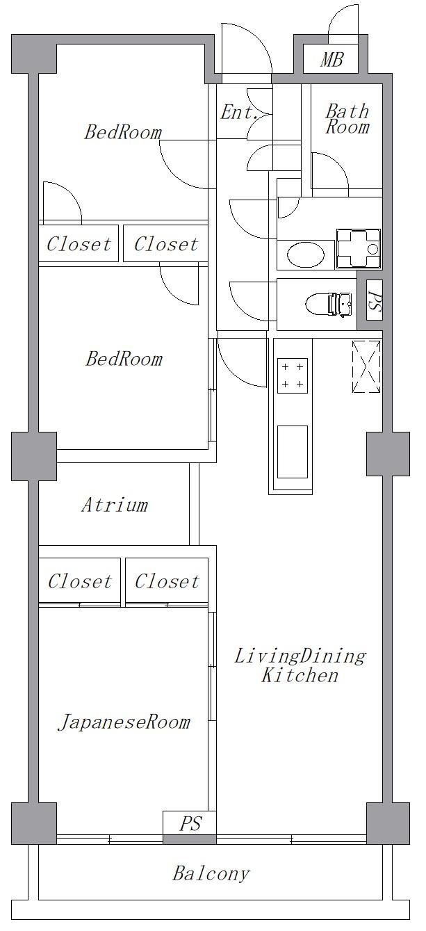 3LDK apartment in Kunitachi, Tokyo - Photo 1
