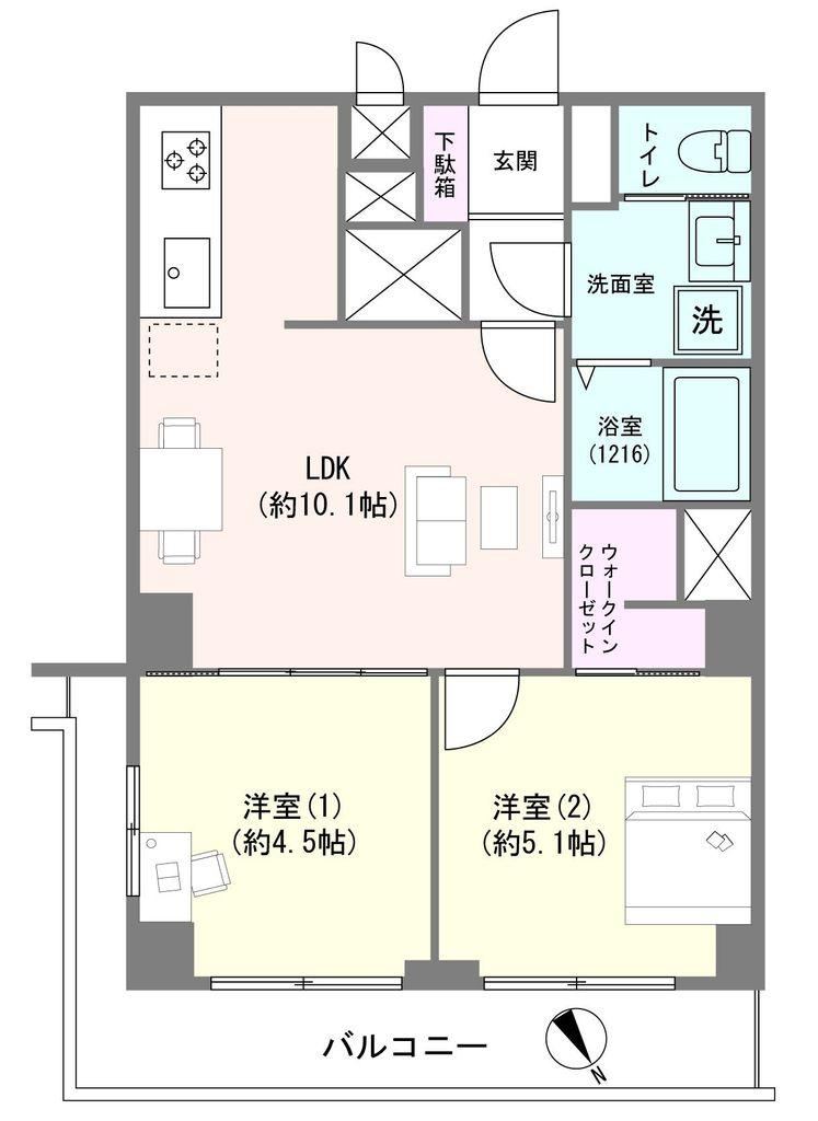 2LDK apartment in Setagaya Ward, Tokyo - Photo 1