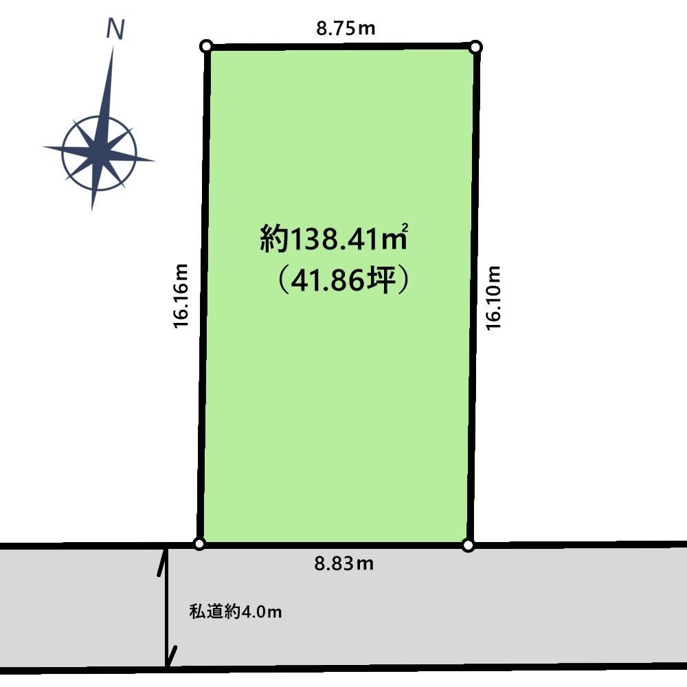 138 m² land in Koshigaya, Saitama - Photo 1