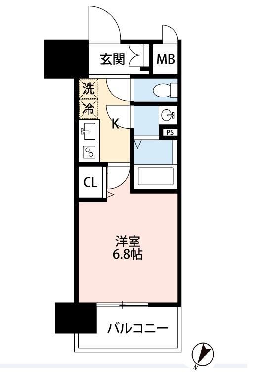 1K apartment in Minato Ward, Osaka - Photo 1