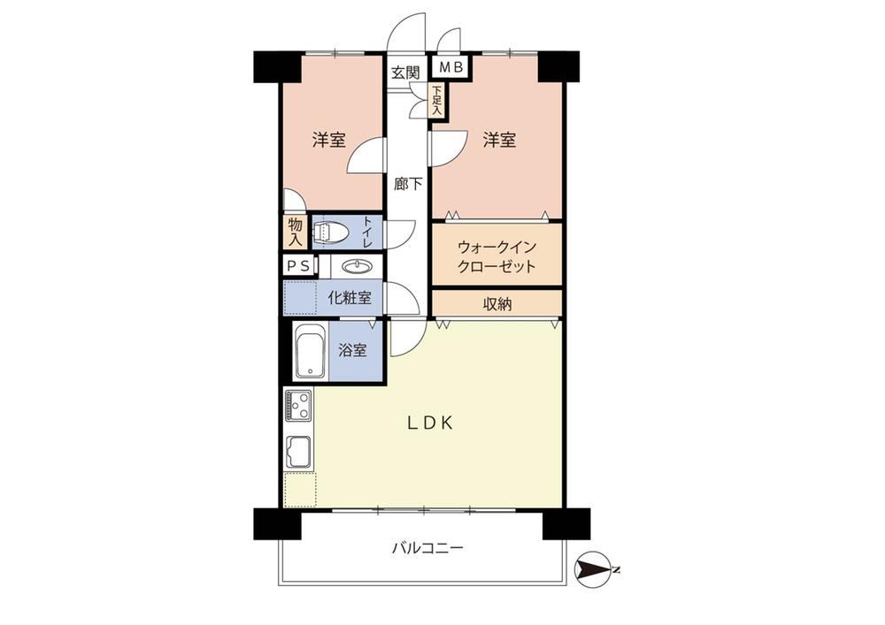 2LDK apartment in Inage Ward, Chiba - Photo 1
