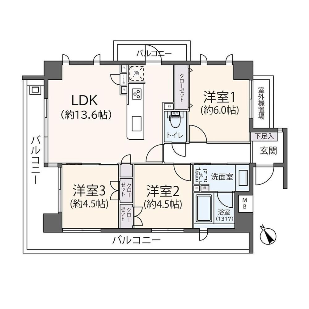 3LDK apartment in Fujisawa, Kanagawa - Photo 1