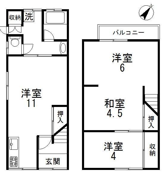 3DK house in Uji, Kyoto - Photo 1