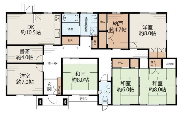 5DK+S house in Aoba Ward, Sendai, Miyagi - Photo 1