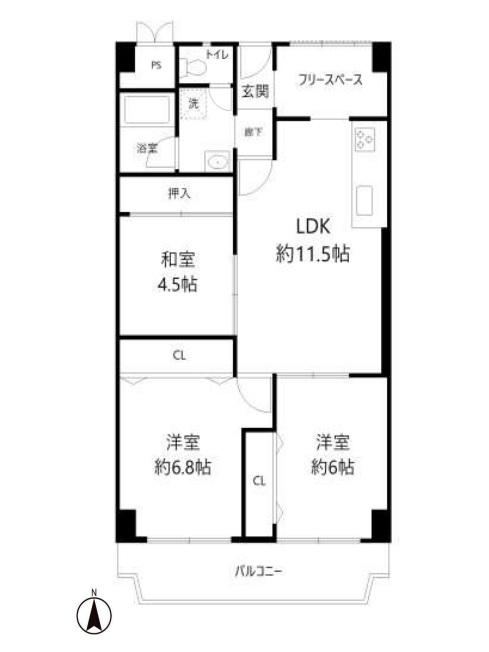 3LDK apartment in Takarazuka, Hyogo - Photo 1
