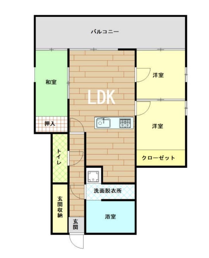 3LDK apartment in Hodogaya Ward, Yokohama, Kanagawa - Photo 1